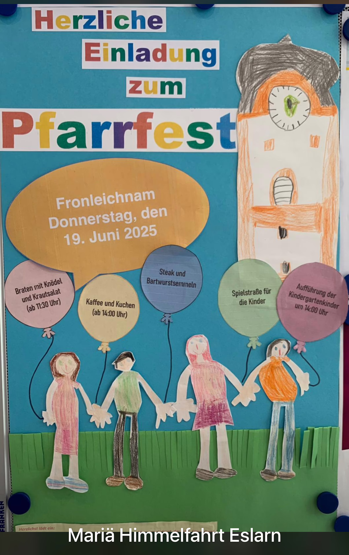 Herzliche Einladung zum Pfarrfest
